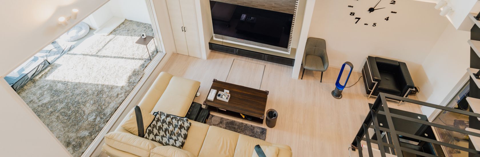 家族が集う大空間リビング